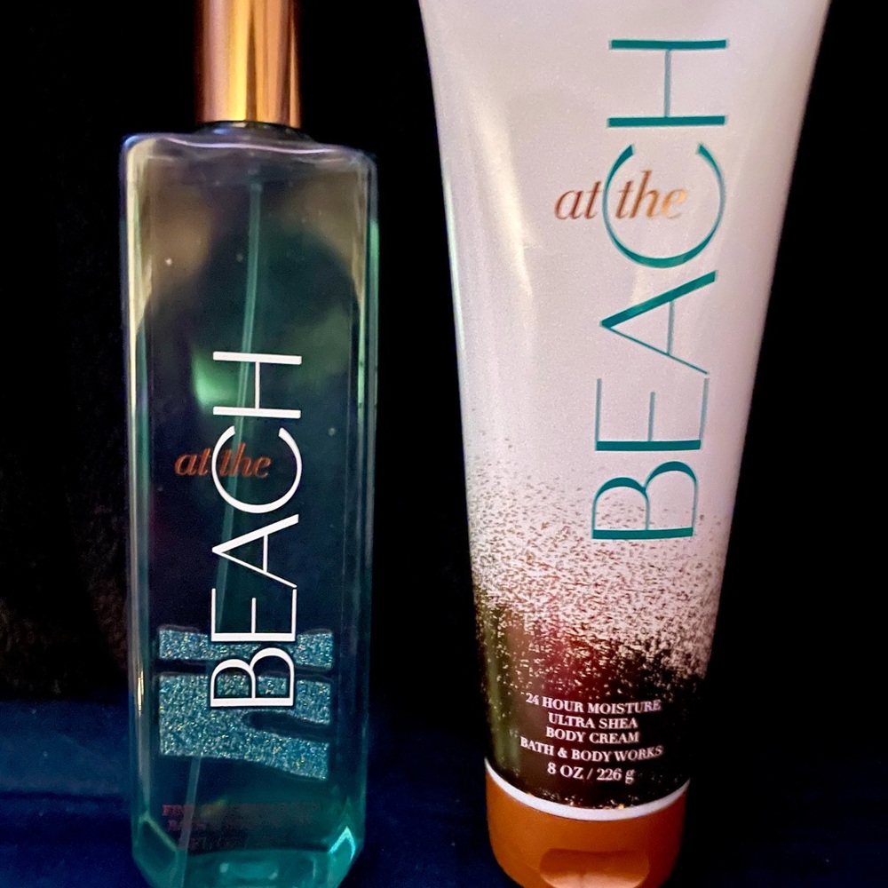 Bath & Body Works At The Beach Body Mist and Cream
